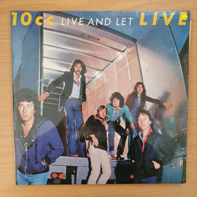 10cc  Live And Let Live (UK Pressing) -  Double Vinyl LP Record - Very-Good+ Quality (VG+)
