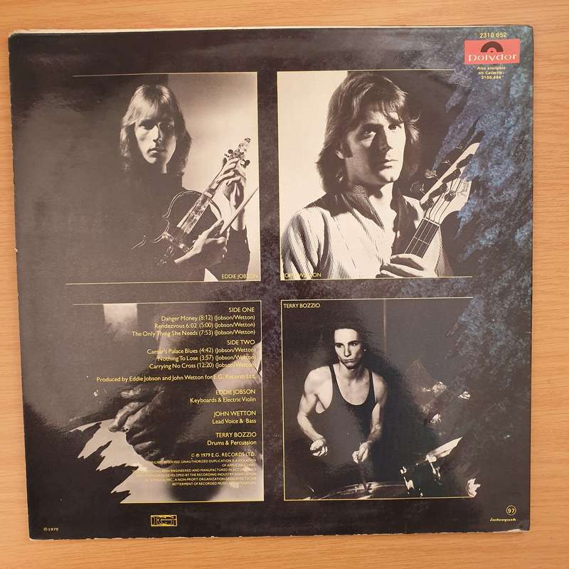 UK  Danger Money -  Vinyl LP Record - Very-Good+ Quality (VG+)
