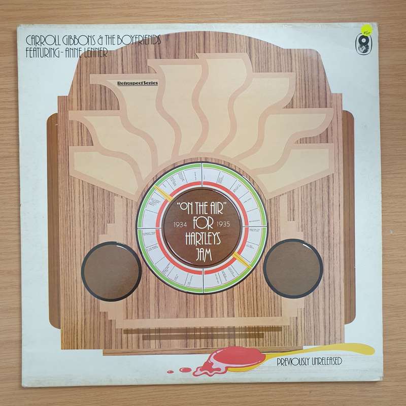 Carroll Gibbons & the Boyfriends Featuring Anne Lenner - On the Air for Hartleys Jam -  Vinyl LP ...