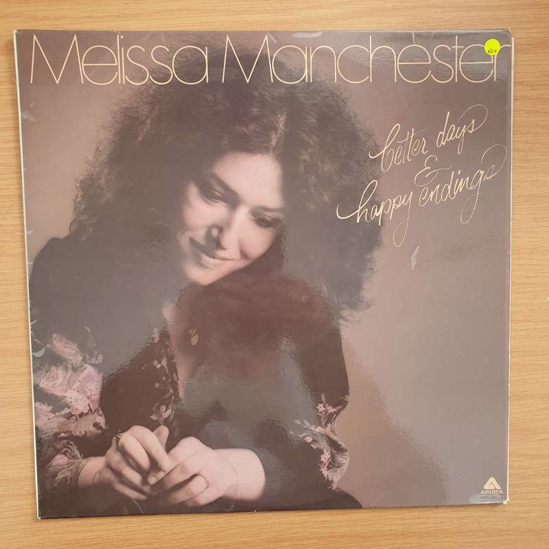 Melissa Manchester  Better Days & Happy Endings -  Vinyl LP Record - Very-Good+ Quality (VG+)