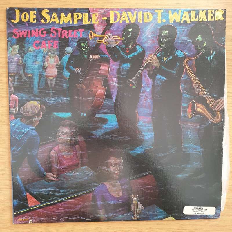 Joe Sample - David T. Walker  Swing Street Cafe - Vinyl LP Record - Very-Good Quality (VG) (ve...