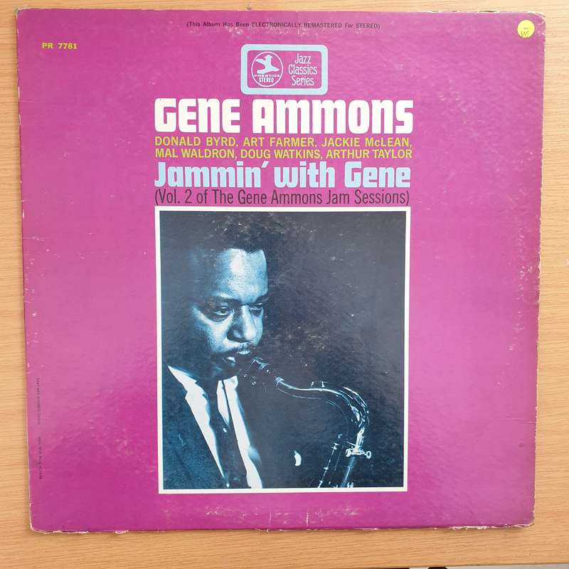 Gene Ammons  Jammin' With Gene (Gene Ammons Jam Sessions Vol. 2) - Vinyl LP Record - Very-Good...
