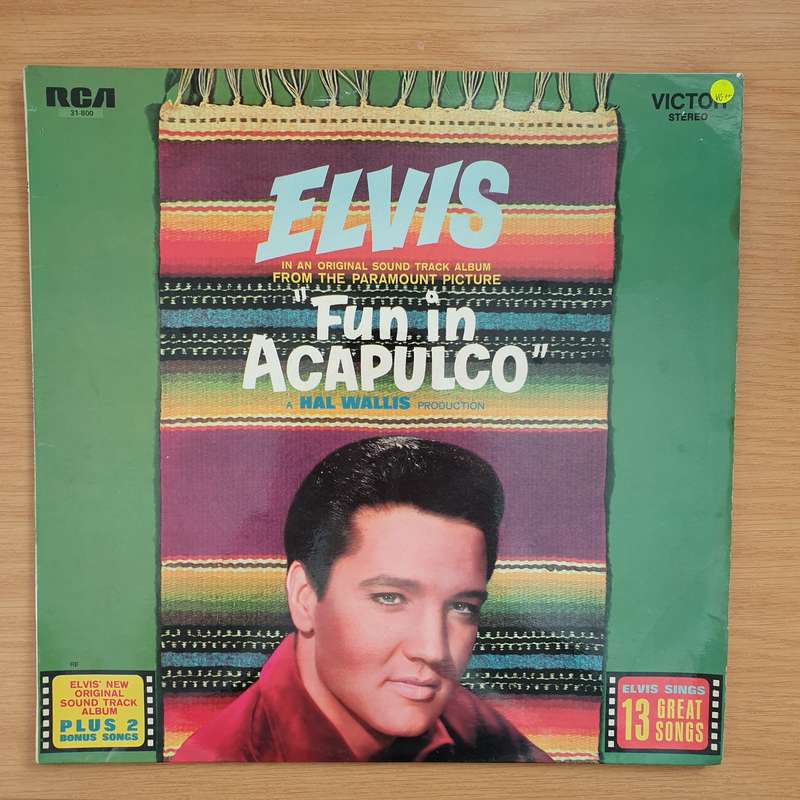 Elvis  Fun In Acapulco -  Vinyl LP Record - Very-Good+ Quality (VG+)