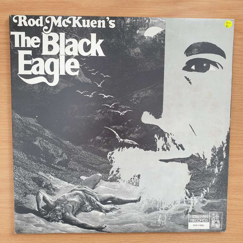 Rod McKuen's - The Black Eagle (with Lyrics) -  Vinyl LP Record - Very-Good+ Quality (VG+)