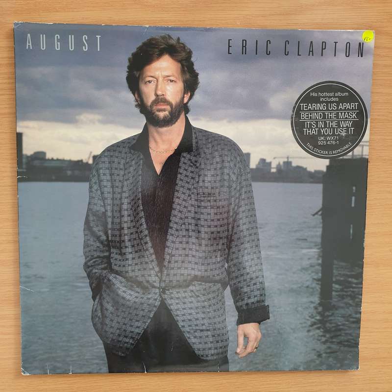 Eric Clapton  August -  Vinyl LP Record - Very-Good+ Quality (VG+)