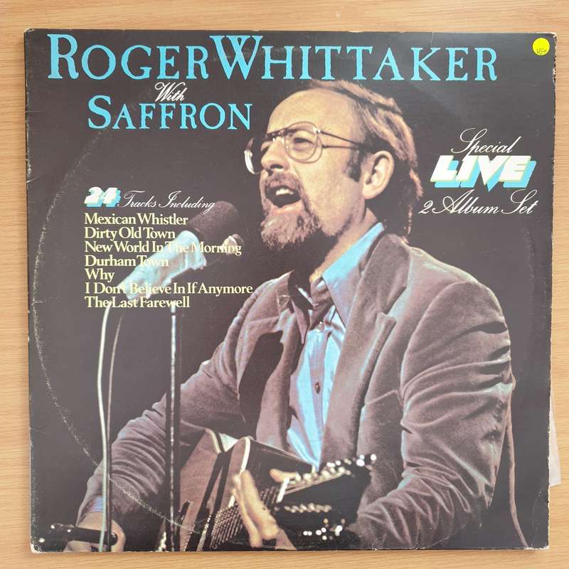 Roger Whittaker With Saffron - Live  - Double Vinyl LP Record - Very-Good+ Quality (VG+)