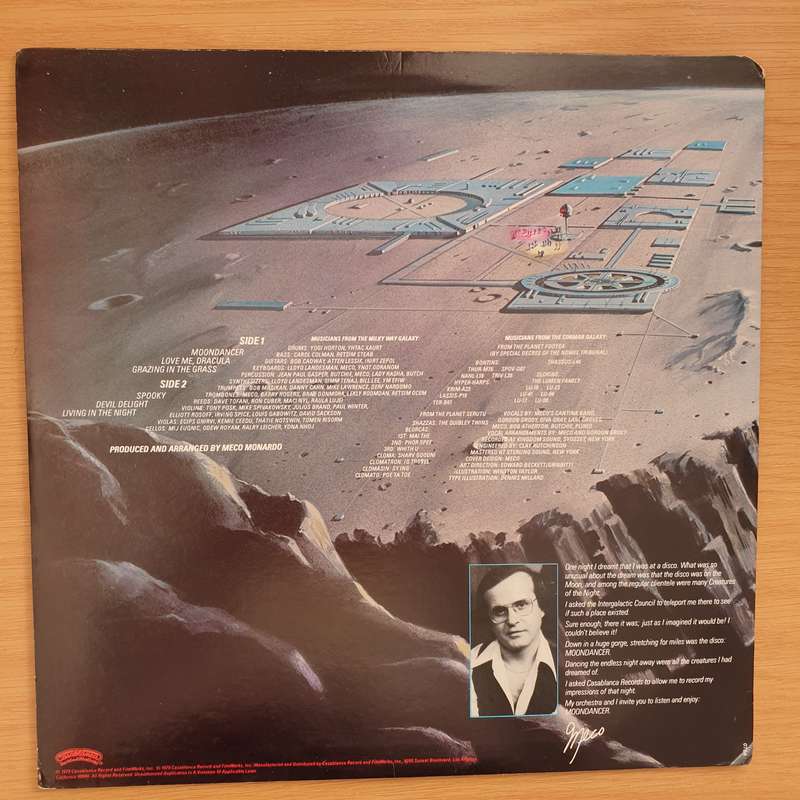 Meco  Moondancer -  Vinyl LP Record - Very-Good+ Quality (VG+)