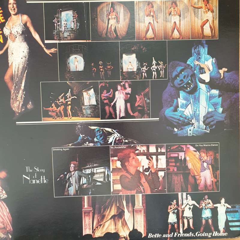 Bette Midler  Live At Last -  Vinyl LP Record - Very-Good+ Quality (VG+)