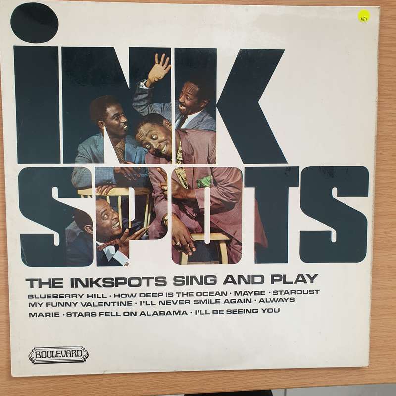 The Ink Spots  The Inkspots Sing And Play -  Vinyl LP Record - Very-Good+ Quality (VG+)