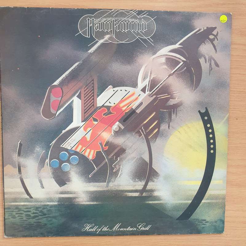 Hawkwind  Hall Of The Mountain Grill -  Vinyl LP Record - Very-Good+ Quality (VG+)