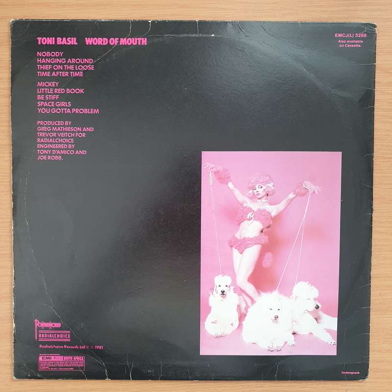 Toni Basil  Word Of Mouth -  Vinyl LP Record - Very-Good+ Quality (VG+)
