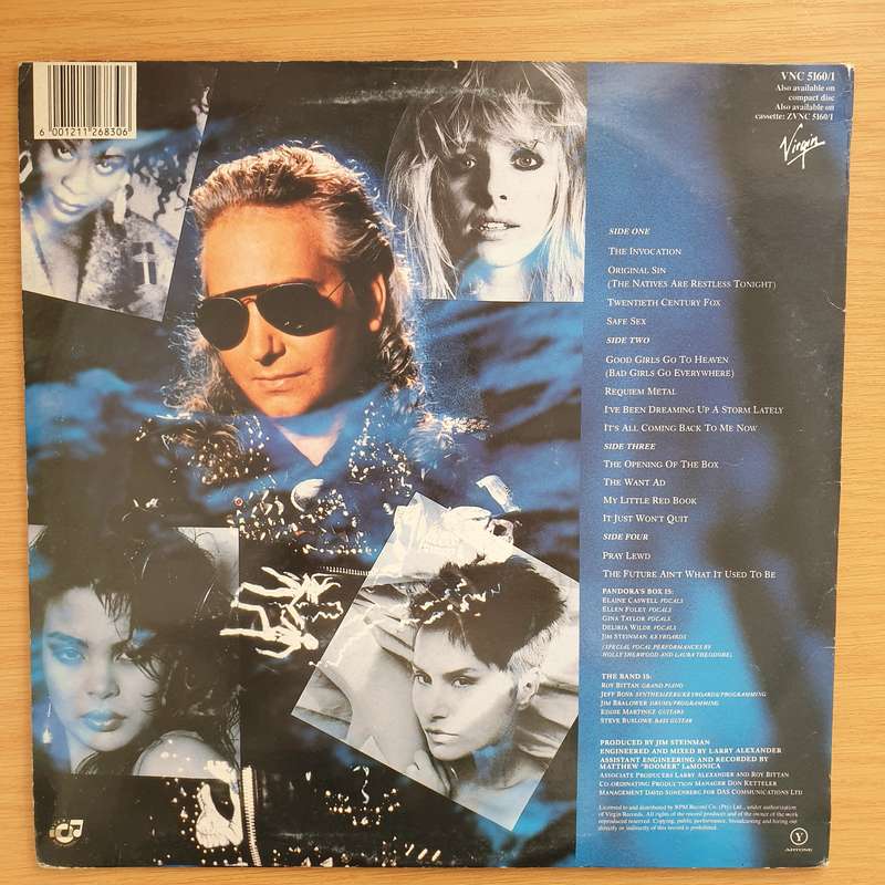 Pandora's Box  Original Sin -  Double Vinyl LP Record (VG+) (D)