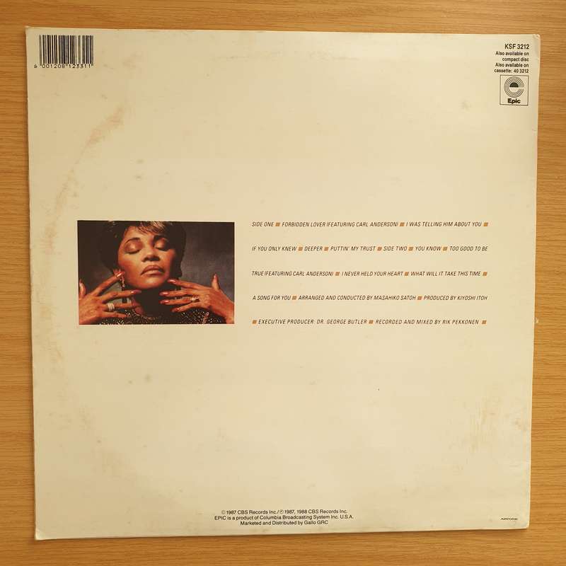 Nancy Wilson  Forbidden Lover -  Vinyl LP Record - Very-Good+ Quality (VG+)