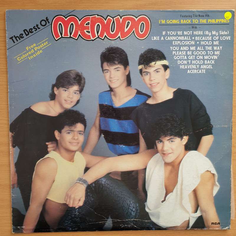 Menudo  The Best Of Menudo - Vinyl LP Record - Very-Good Quality (VG) (verry)