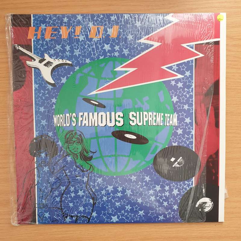 World's Famous Supreme Team  Hey DJ -  Vinyl LP Record - Very-Good+ Quality (VG+)
