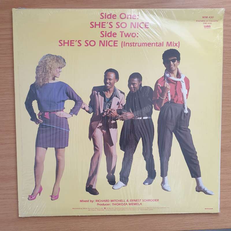 P.C.B. & The Street Dancers  She's So Nice -  Vinyl LP Record - Very-Good+ Quality (VG+)