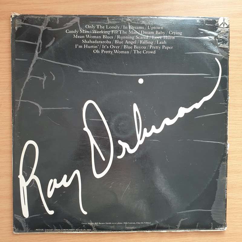 Roy Orbison - The All-Time Greatest Hits - Vinyl LP Record - Very-Good- Quality (VG-) (minus)