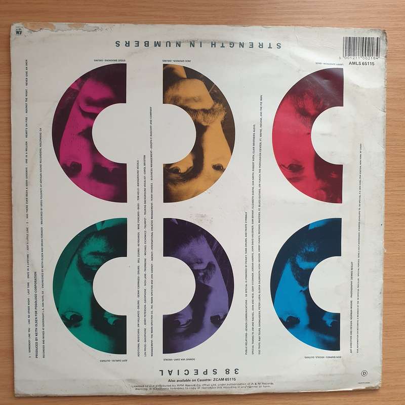 38 Special-Strength In Numbers - Vinyl LP Record - Very-Good+ Quality (VG+)