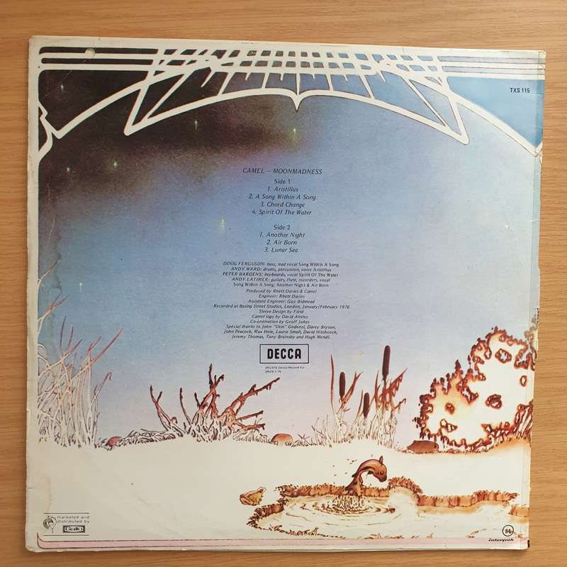 Camel - Moon Madness - Vinyl LP Record - Very-Good Quality (VG)