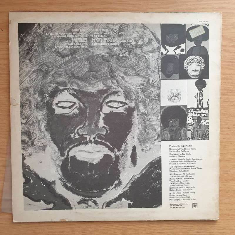 Billy Preston  The Kids & Me - Vinyl LP Record - Very-Good+ Quality (VG+)