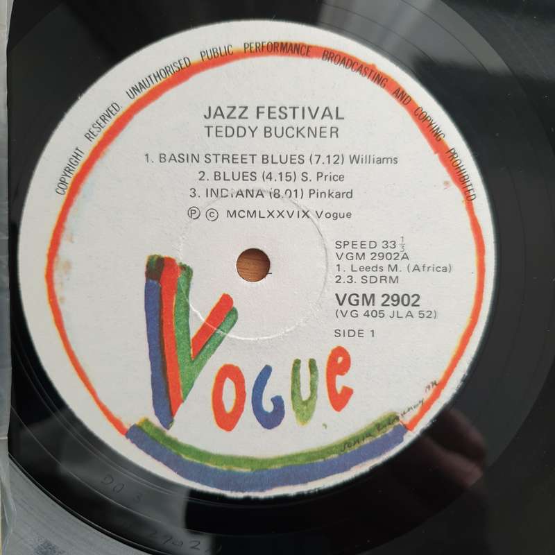 Teddy Buckner  Jazz Festival - Vinyl LP Record - Very-Good+ Quality (VG+)