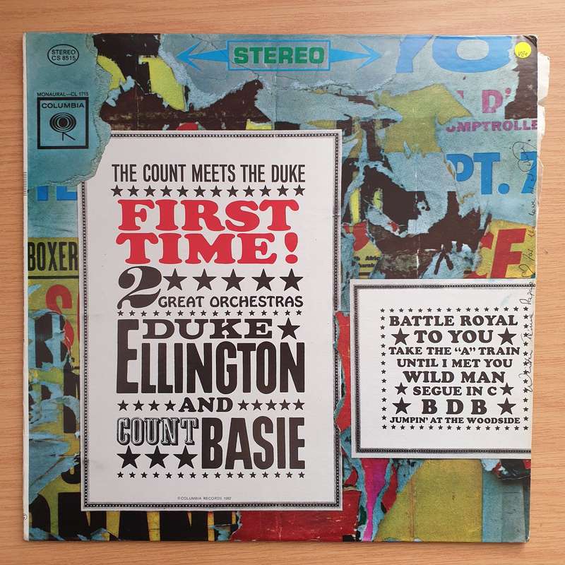 Duke Ellington And Count Basie  First Time! The Count Meets The Duke - Vinyl LP Record - Very-...