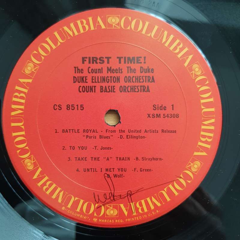 Duke Ellington And Count Basie  First Time! The Count Meets The Duke - Vinyl LP Record - Very-...