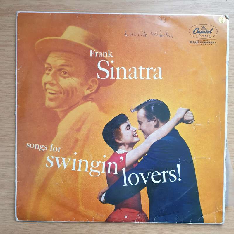Frank Sinatra  Songs For Swingin' Lovers! - Vinyl LP Record - Very-Good- Quality (VG-) (minus)
