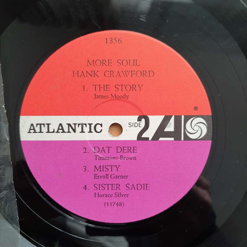 Hank Crawford  More Soul - Vinyl LP Record - Very-Good- Quality (VG-) (minus)