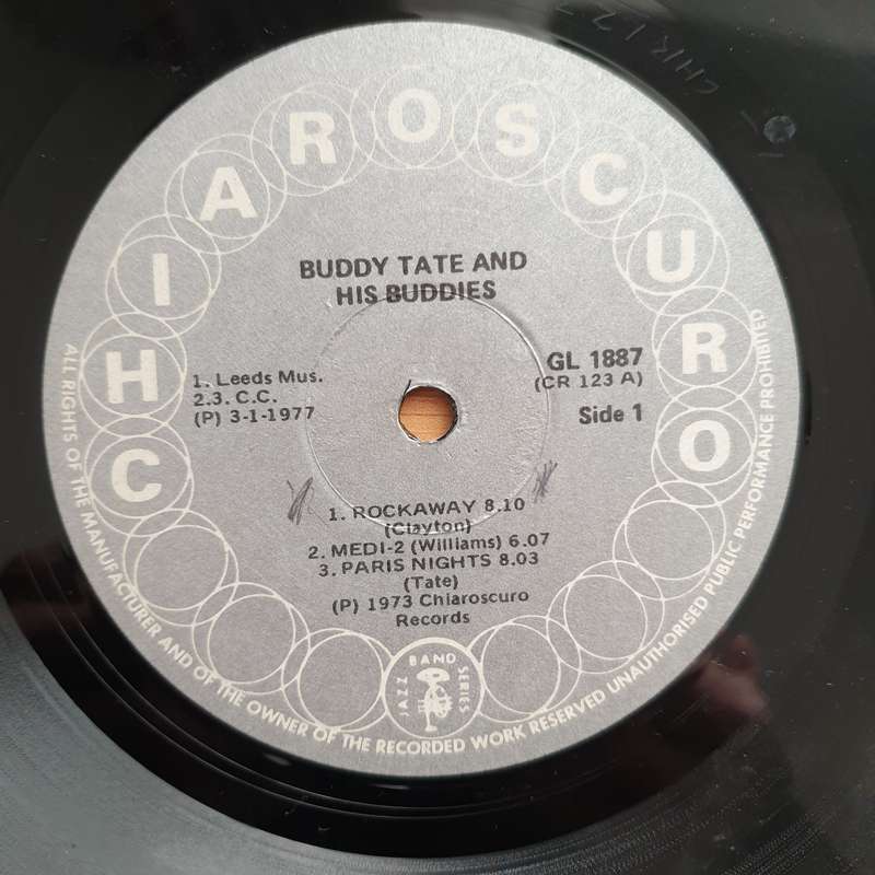 Buddy Tate  Buddy Tate And His Buddies - Vinyl LP Record - Very-Good Quality (VG) (verry)