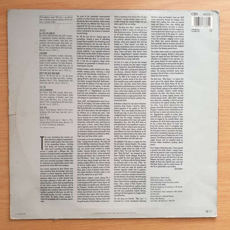 Buck Clayton  Jam Sessions From The Vault  - Vinyl LP Record - Good+ Quality (G+) (gplus)