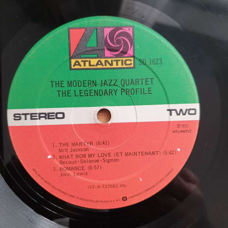 The Modern Jazz Quartet  The Legendary Profile - Vinyl LP Record - Very-Good Quality (VG) (verry)