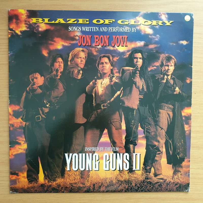 Jon Bon Jovi  Blaze Of Glory - Vinyl LP Record - Very-Good+ Quality (VG+) (verygoodplus)