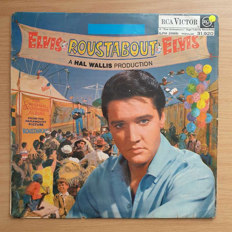 Elvis Presley  Roustabout - Vinyl LP Record - Very-Good+ Quality (VG+) (verygoodplus)