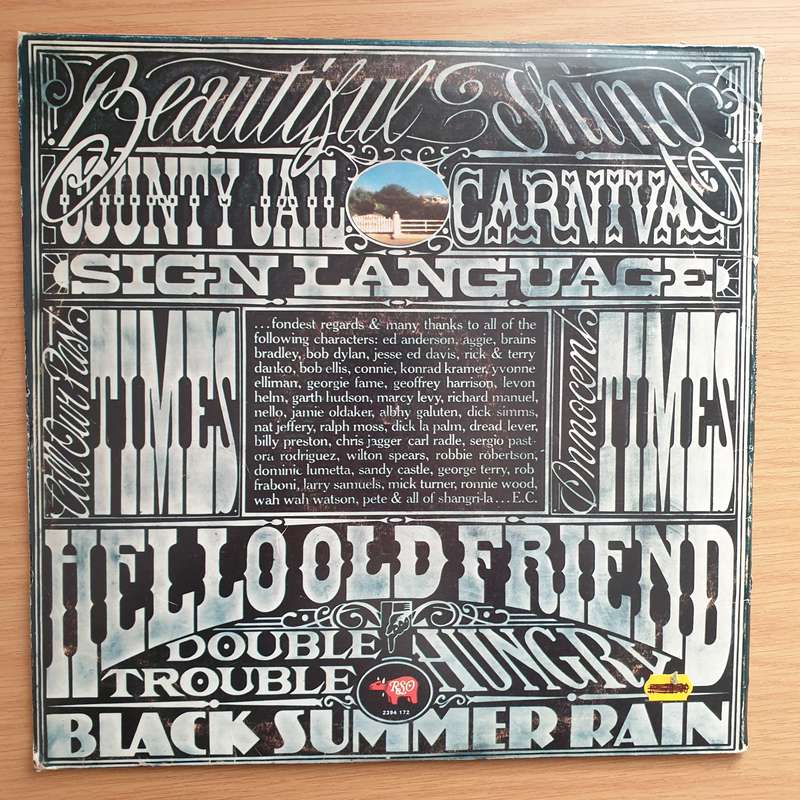 Eric Clapton  No Reason To Cry - Vinyl LP Record - Very-Good+ Quality (VG+) (verygoodplus)