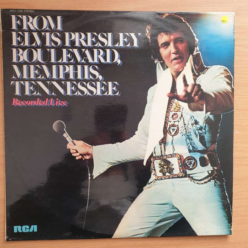 Elvis Presley  From Elvis Presley Boulevard, Memphis, Tennessee - Vinyl LP Record - Very-Good+...