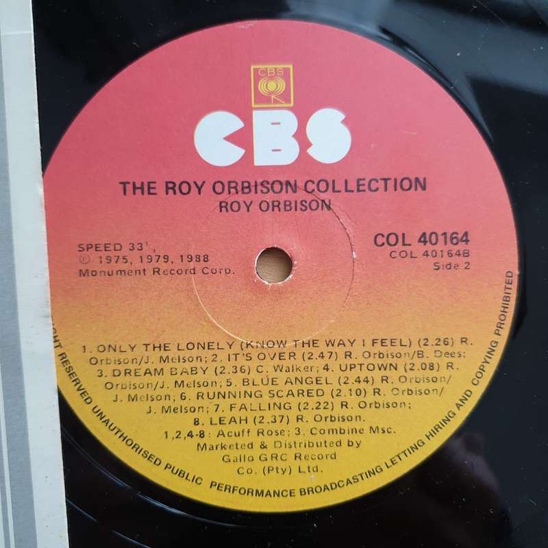 Roy Orbison  The Roy Orbison Collection - Vinyl LP Record - Very-Good+ Quality (VG+) (verygood...