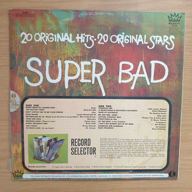 Super Bad - Original Artists Vinyl LP Record - Very-Good+ Quality (VG+) (verygoodplus)