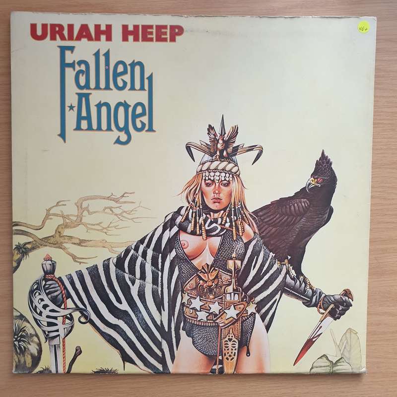 Uriah Heep  Fallen Angel (Import)  Vinyl LP Record - Very-Good+ Quality (VG+) (verygoodplus)