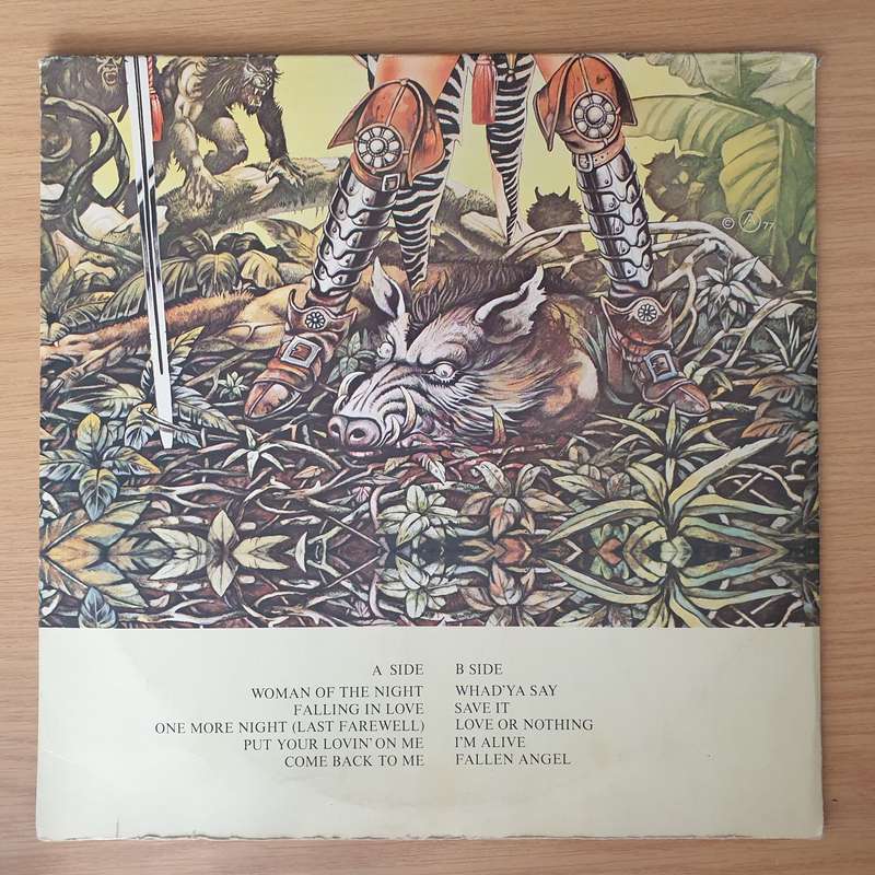 Uriah Heep  Fallen Angel (Import)  Vinyl LP Record - Very-Good+ Quality (VG+) (verygoodplus)
