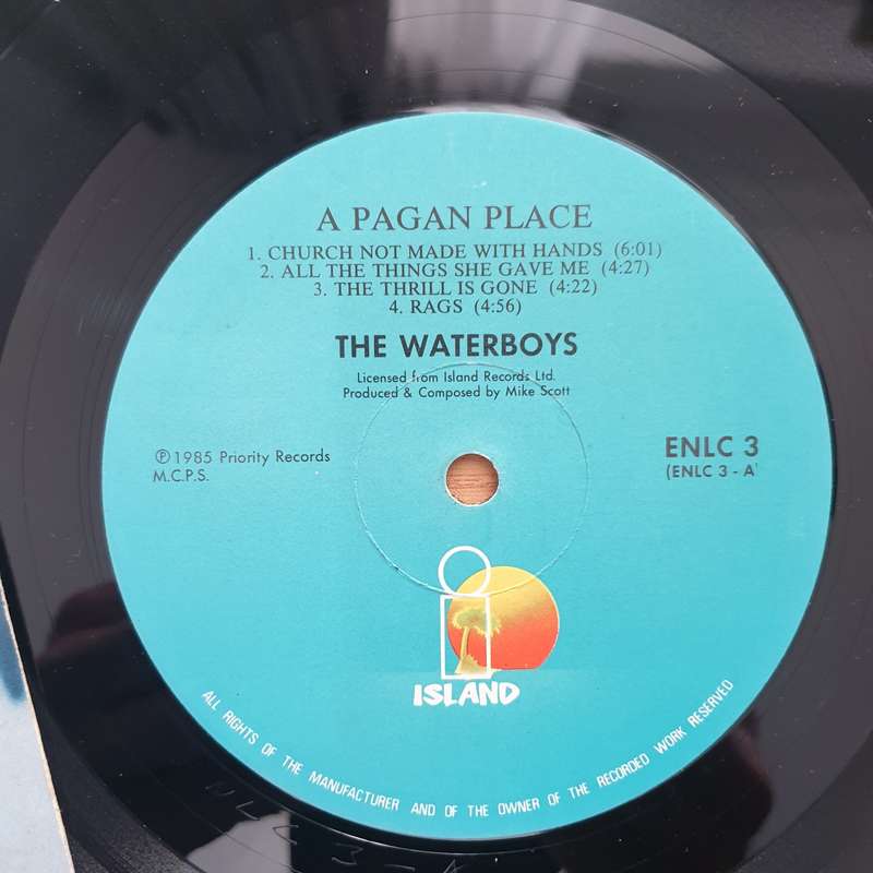 The Waterboys  A Pagan Place - Vinyl LP Record - Very-Good+ Quality (VG+)