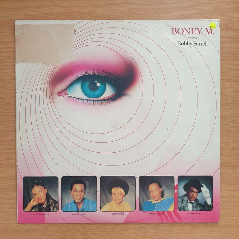 Boney M. Featuring Bobby Farrell  Eye Dance  Vinyl LP Record - Very-Good+ Quality (VG+) (ve...