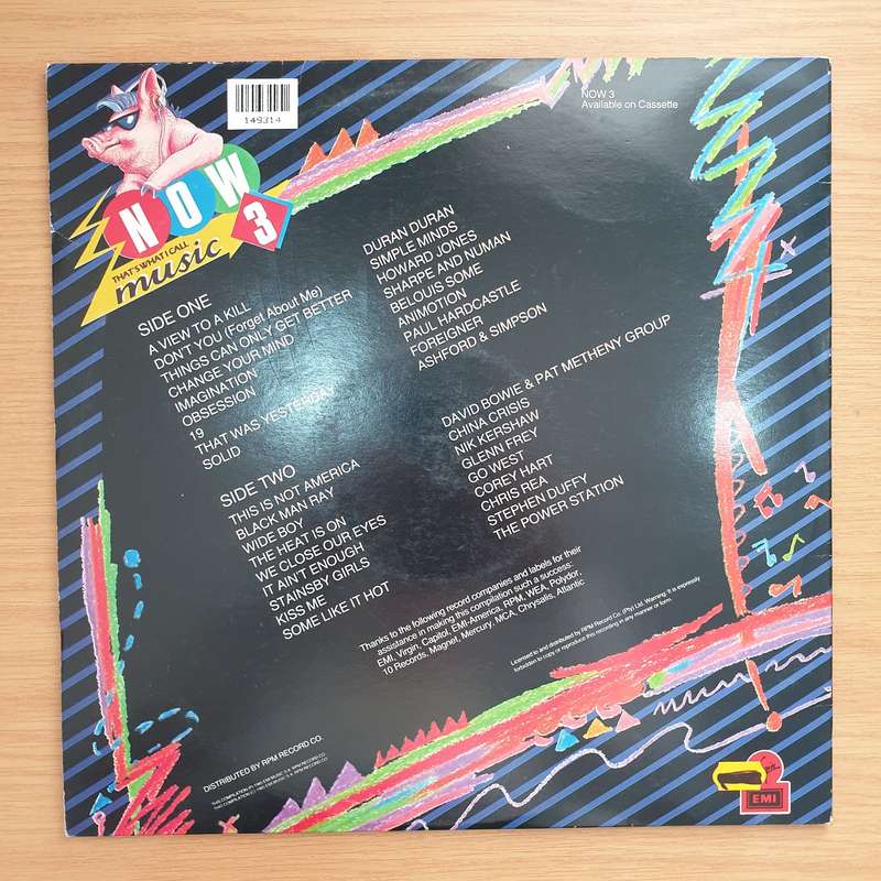 Now That's What I Call Music 3  Vinyl LP Record - Very-Good+ Quality (VG+) (verygoodplus)
