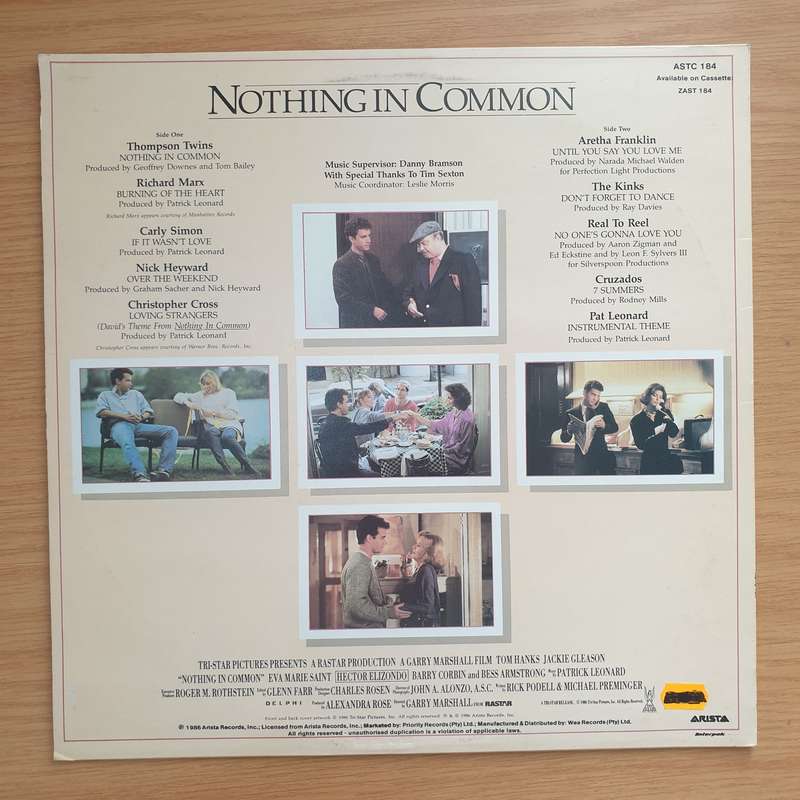 Nothing In Common - Original Soundtrack - Vinyl LP Record - Very-Good+ Quality (VG+)
