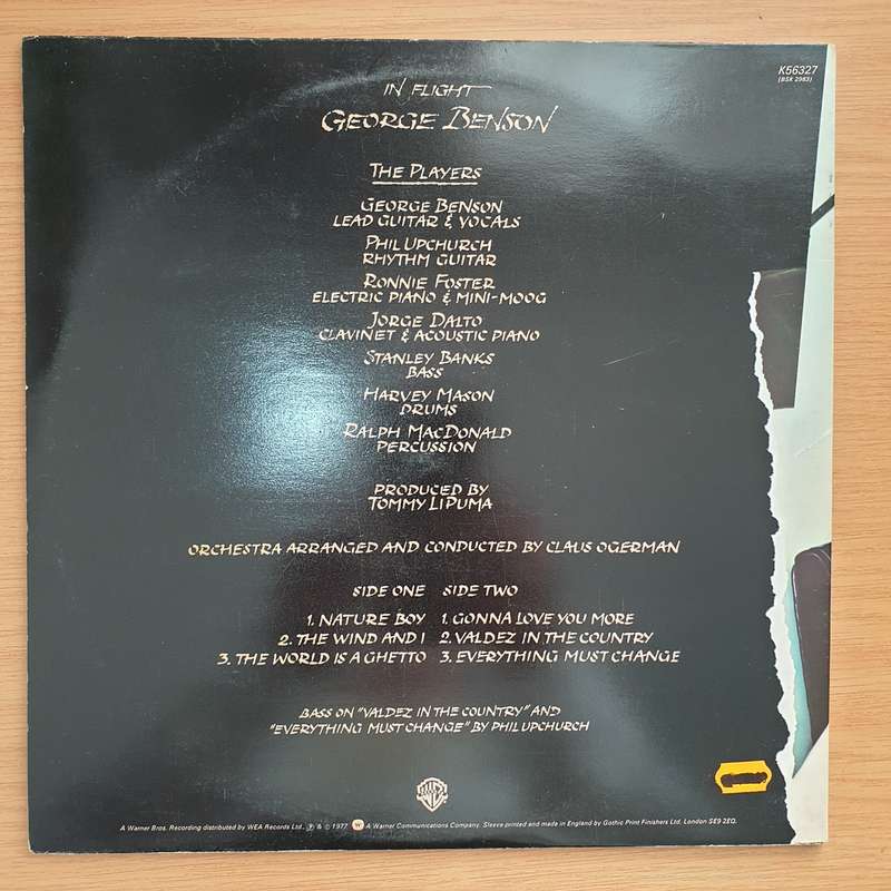 George Benson - In Flight - Vinyl LP Record - Very-Good+ Quality (VG+)