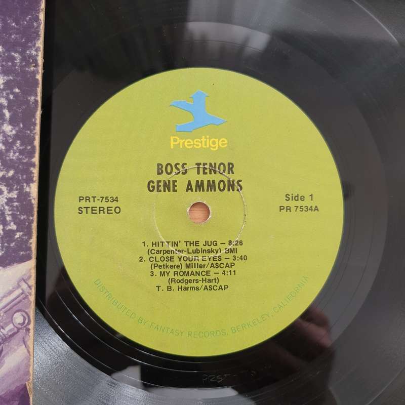 Gene Ammons  Boss Tenor - Vinyl LP Record  (VG-)