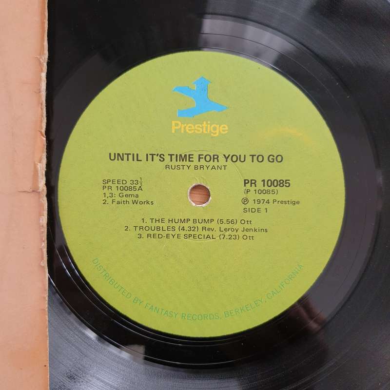 Rusty Bryant  For The Good Times - Vinyl LP Record - Very-Good- Quality (VG-) (minus)