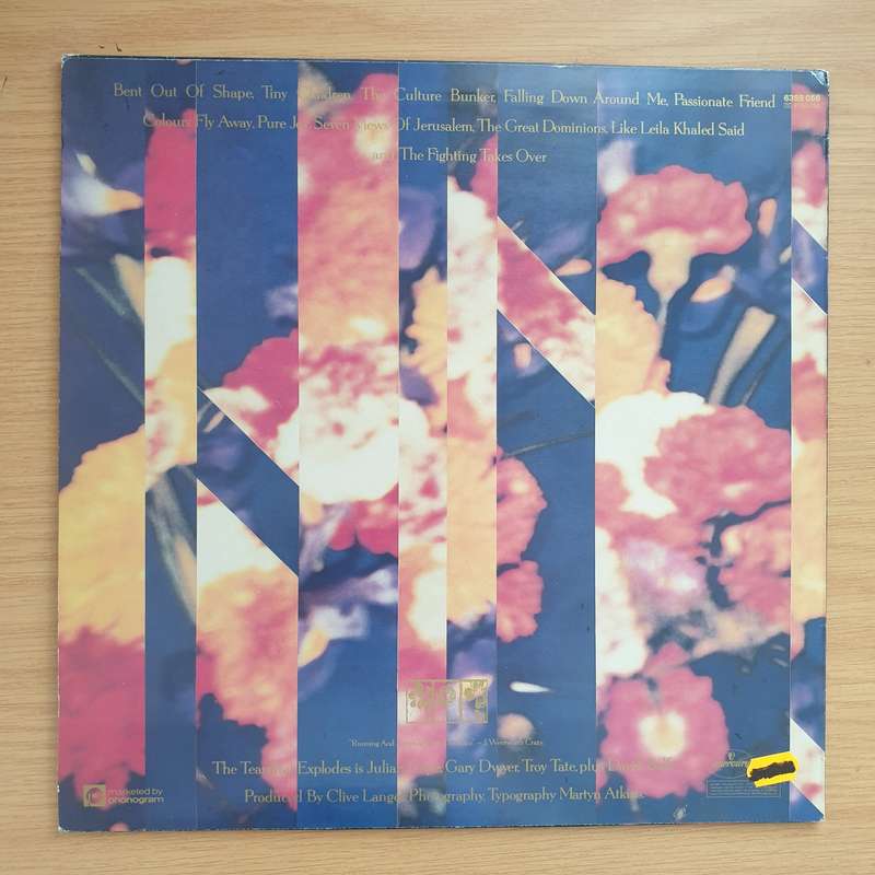The Teardrop Explodes  Wilder - Vinyl LP Record - Very-Good+ Quality (VG+)