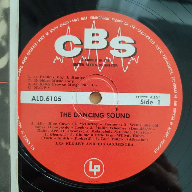 Les Elgart And His Orchestra  The Dancing Sound - Vinyl LP Record - Very-Good+ Quality (VG+)