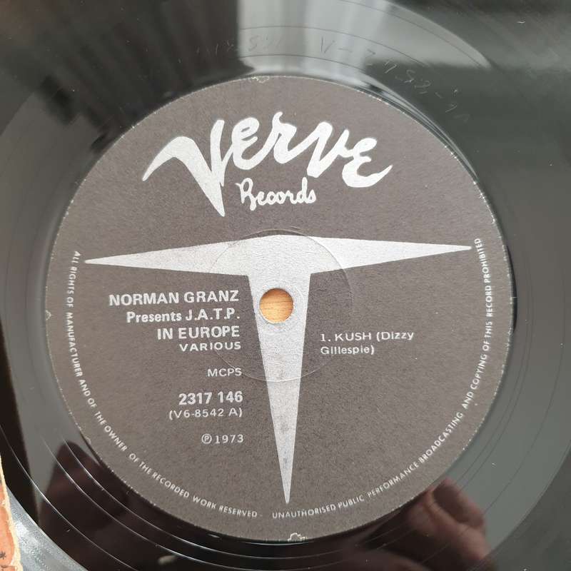 Norman Granz Presents "Jazz At The Philharmonic" In Europe - Vinyl LP Record - Very-Good+ Quality...